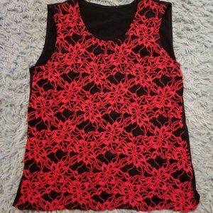 Pretty tank top, size M, EUC